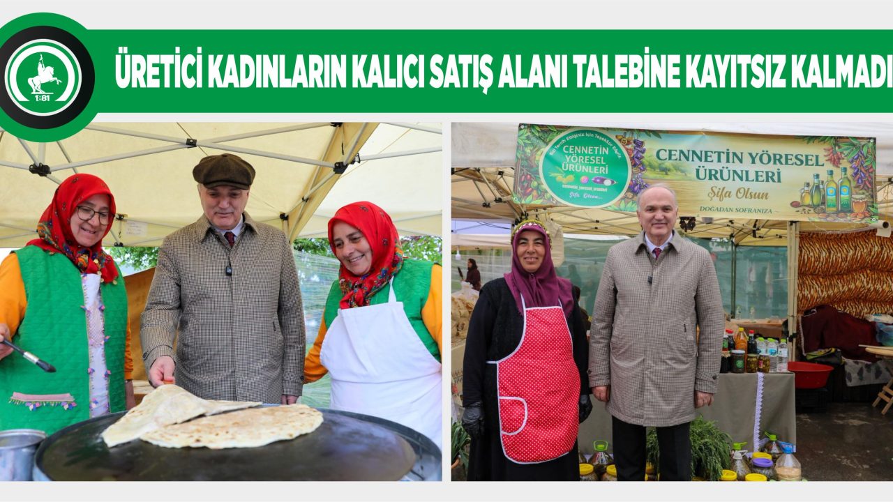 BAŞKAN ÖZLÜ ÜRETİM ŞENLİĞİ’Nİ ZİYARET ETTİ