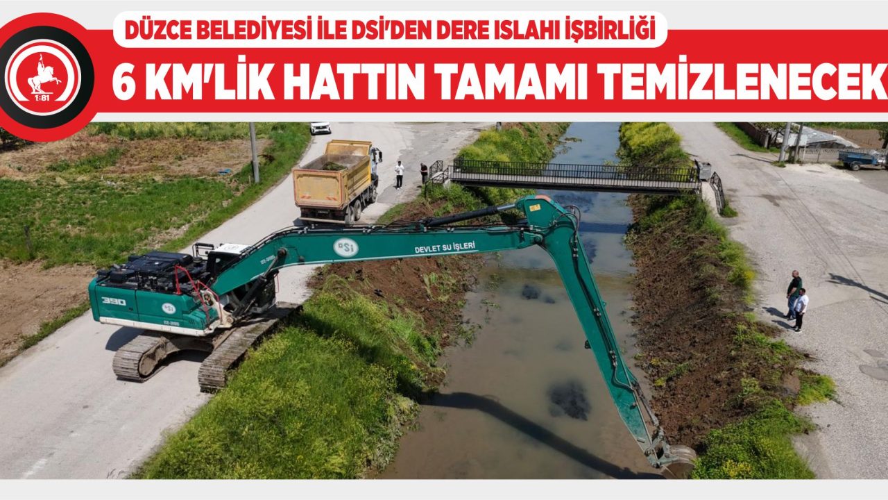 KARACA DERESİ TEMİZLENİYOR
