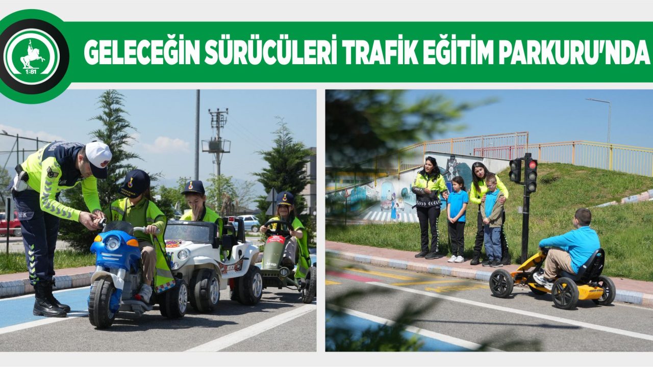TRAFİK HAFTASI’NDA ÖĞRENCİLERE UYGULAMALI TRAFİK EĞİTİMİ