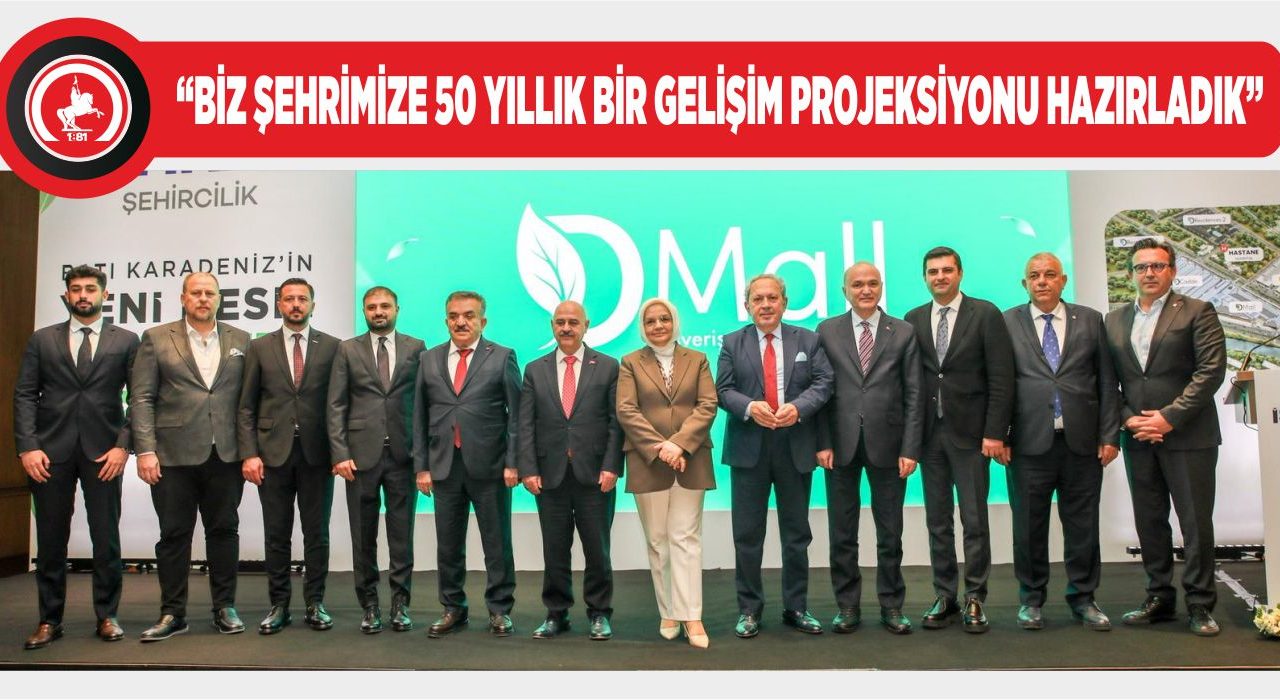 BAŞKAN ÖZLÜ DMALL LANSMANINDA DÜZCE’Yİ ANLATTI