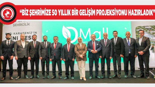 BAŞKAN ÖZLÜ DMALL LANSMANINDA DÜZCE’Yİ ANLATTI