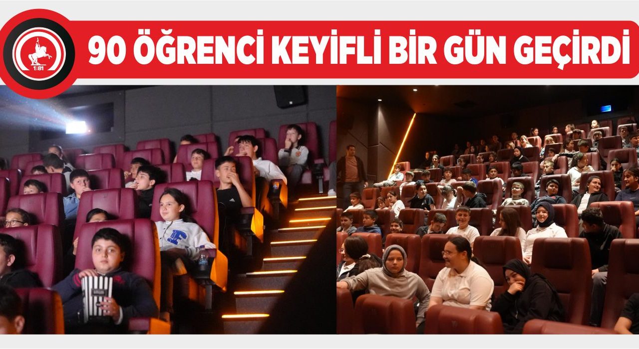 DÜZCE BELEDİYESİ’NDEN ÖĞRENCİLERE YÖNELİK SİNEMA ETKİNLİĞİ
