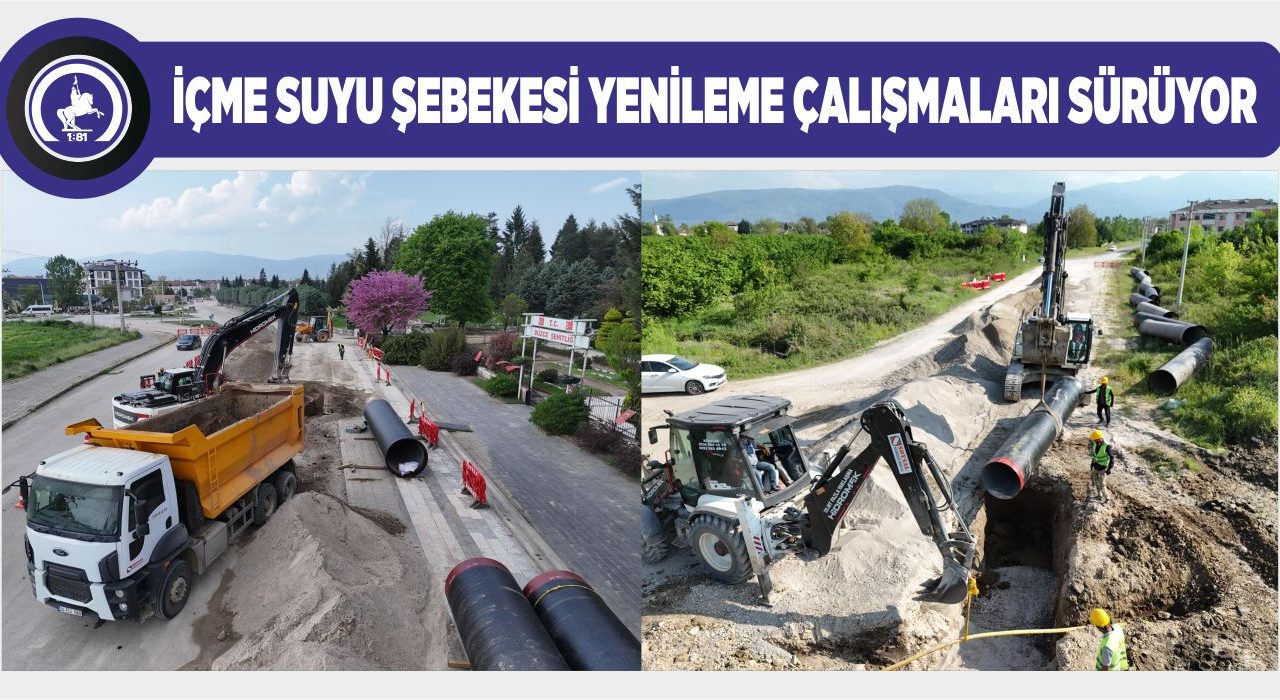 İÇME SUYU ŞEBEKESİNDE 11 KİLOMETRELİK HAT YENİLENDİ