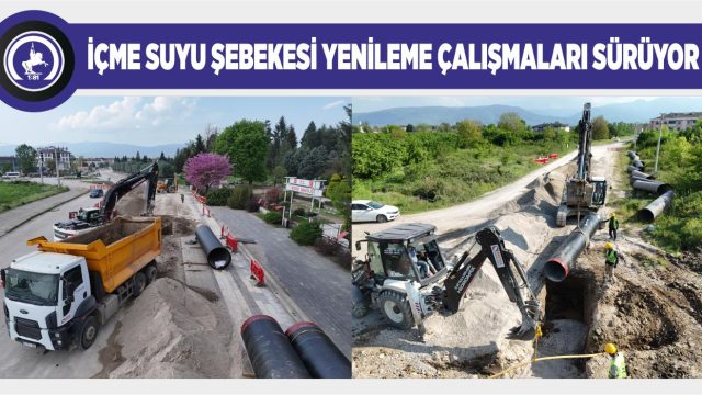 İÇME SUYU ŞEBEKESİNDE 11 KİLOMETRELİK HAT YENİLENDİ