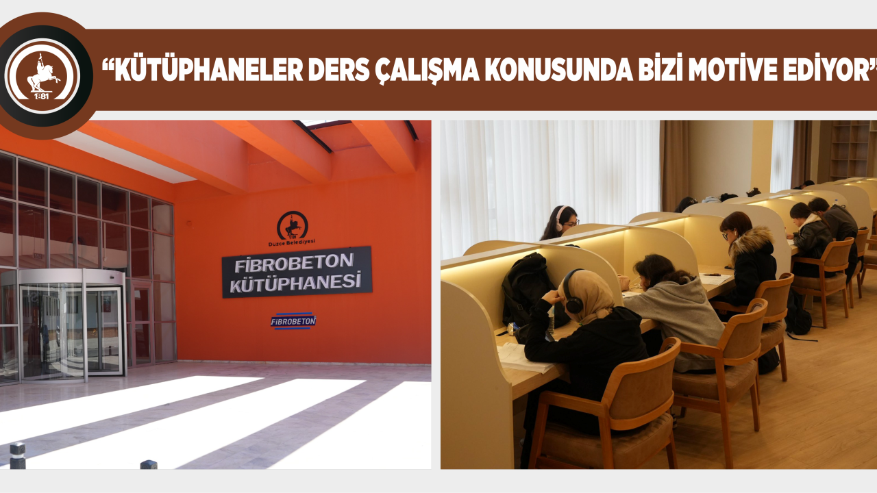 FİBROBETON KÜTÜPHANESİ, ÖĞRENCİLERİN YOĞUN İLGİSİNİ GÖRÜYOR