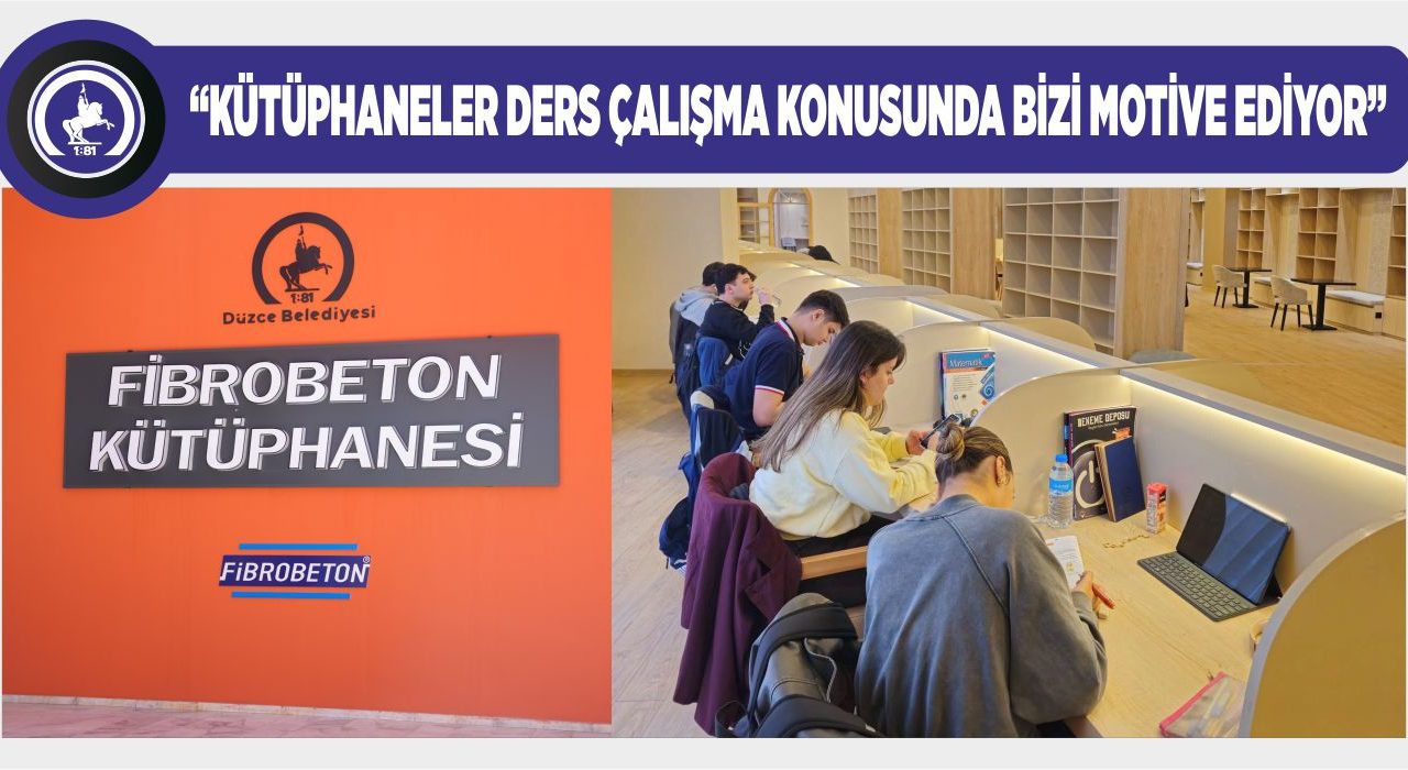 FİBROBETON KÜTÜPHANESİ, ÖĞRENCİLERİN YOĞUN İLGİSİNİ GÖRÜYOR