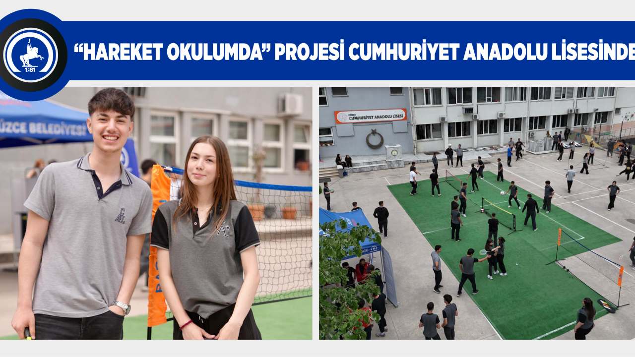 “HAREKET OKULUMDA” PROJESİ CUMHURİYET ANADOLU LİSESİNDE