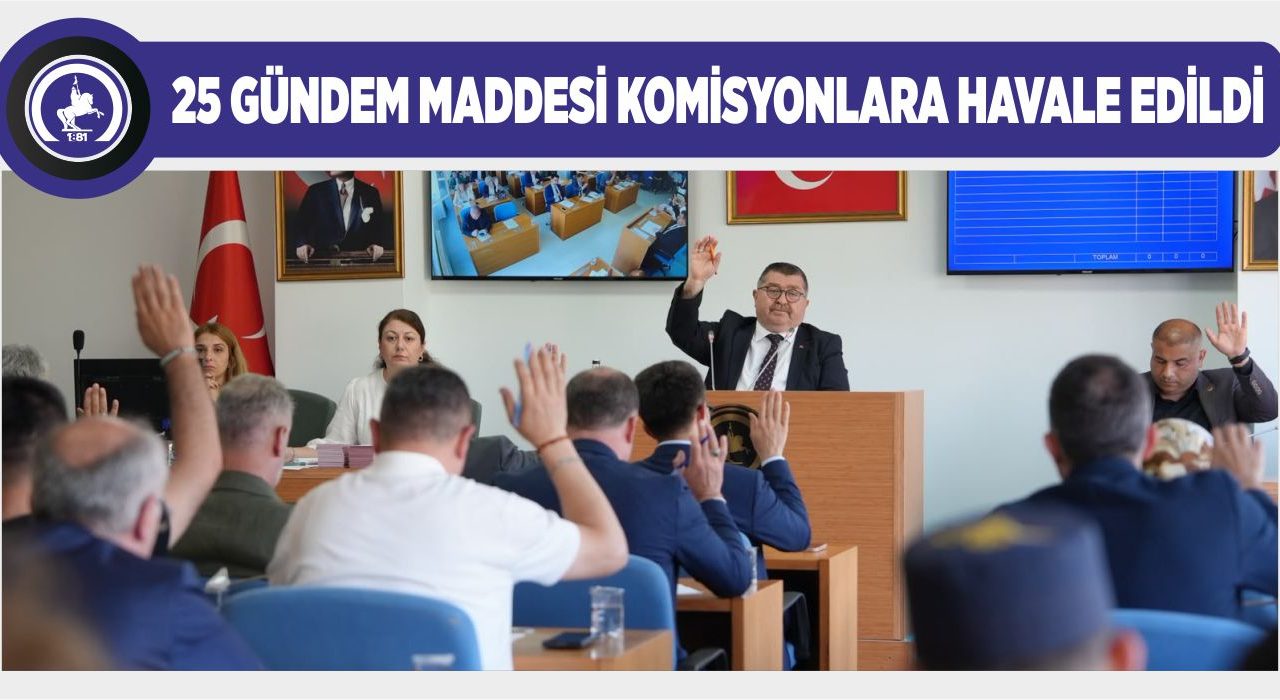 DÜZCE BELEDİYE MECLİSİ HAZİRAN AYI TOPLANTISINI GERÇEKLEŞTİRDİ
