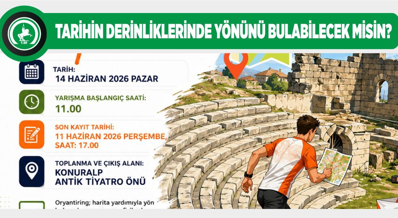 1. KONURALP GAZİ ORYANTİRİNG YARIŞMASI BAŞLIYOR