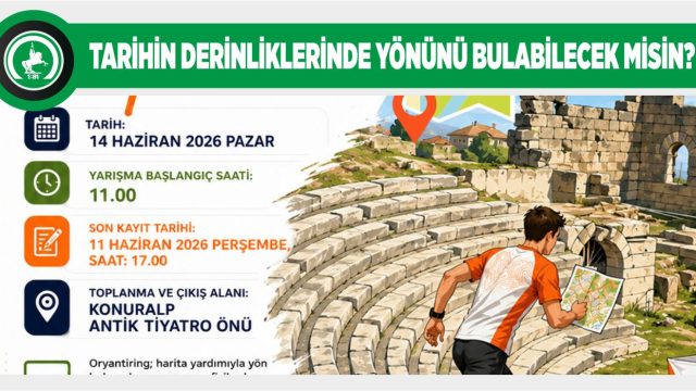 1. KONURALP GAZİ ORYANTİRİNG YARIŞMASI BAŞLIYOR