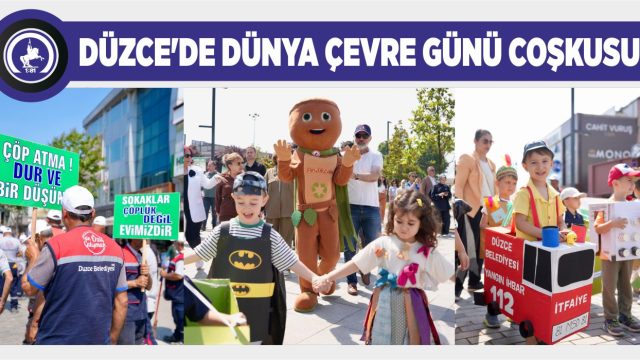 TEMİZ ŞEHİR DÜZCE’NİN DUYARLI ÇOCUKLARI
