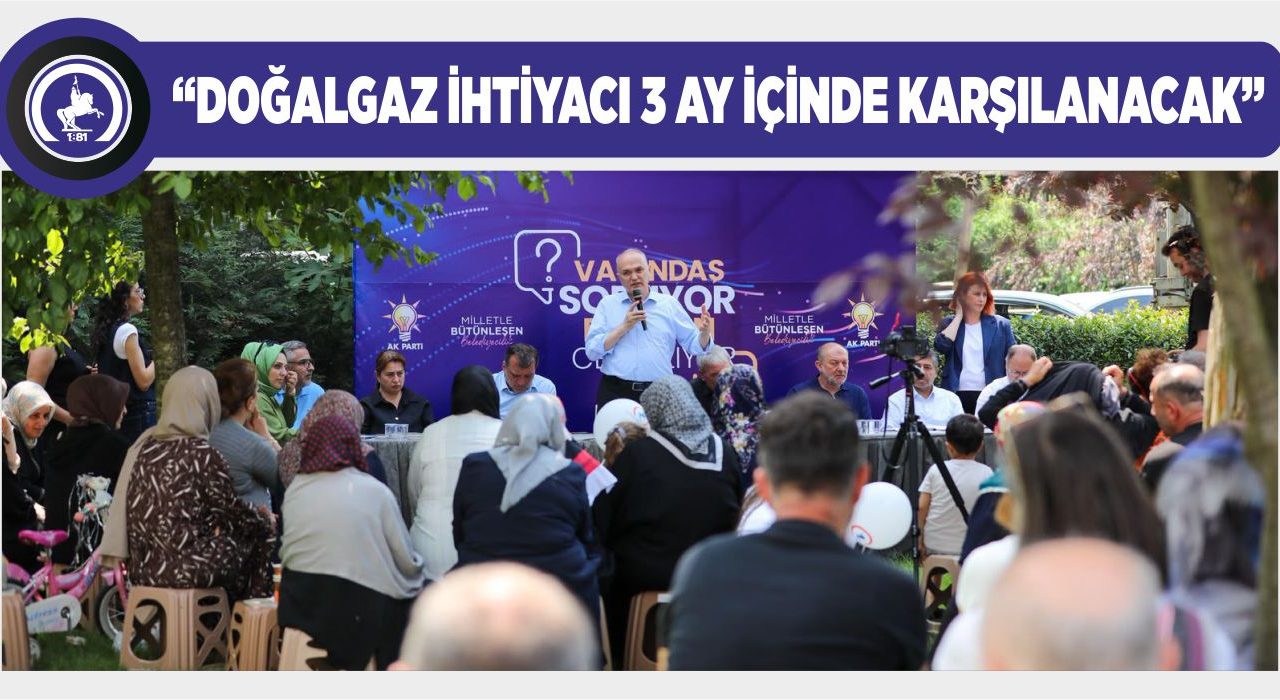 BAŞKAN ÖZLÜ GÖKÇE MAHALLESİ'NDE VATANDAŞLARLA BULUŞTU
