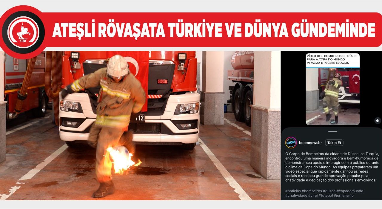 DÜZCE BELEDİYESİ'NİN DÜNYA KUPASI KLİBİ SOSYAL MEDYAYI SALLADI