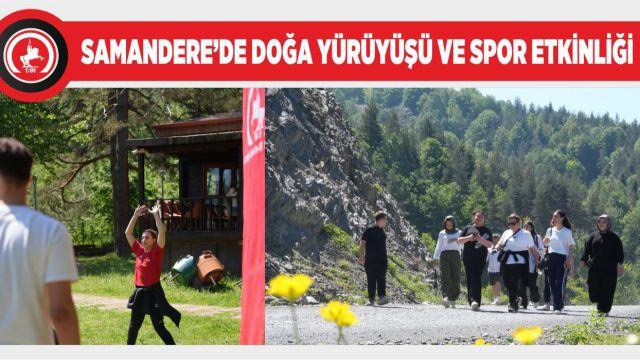 GENÇLER SAMANDERE ŞELALESİ’NDE DOĞAYLA BULUŞTU