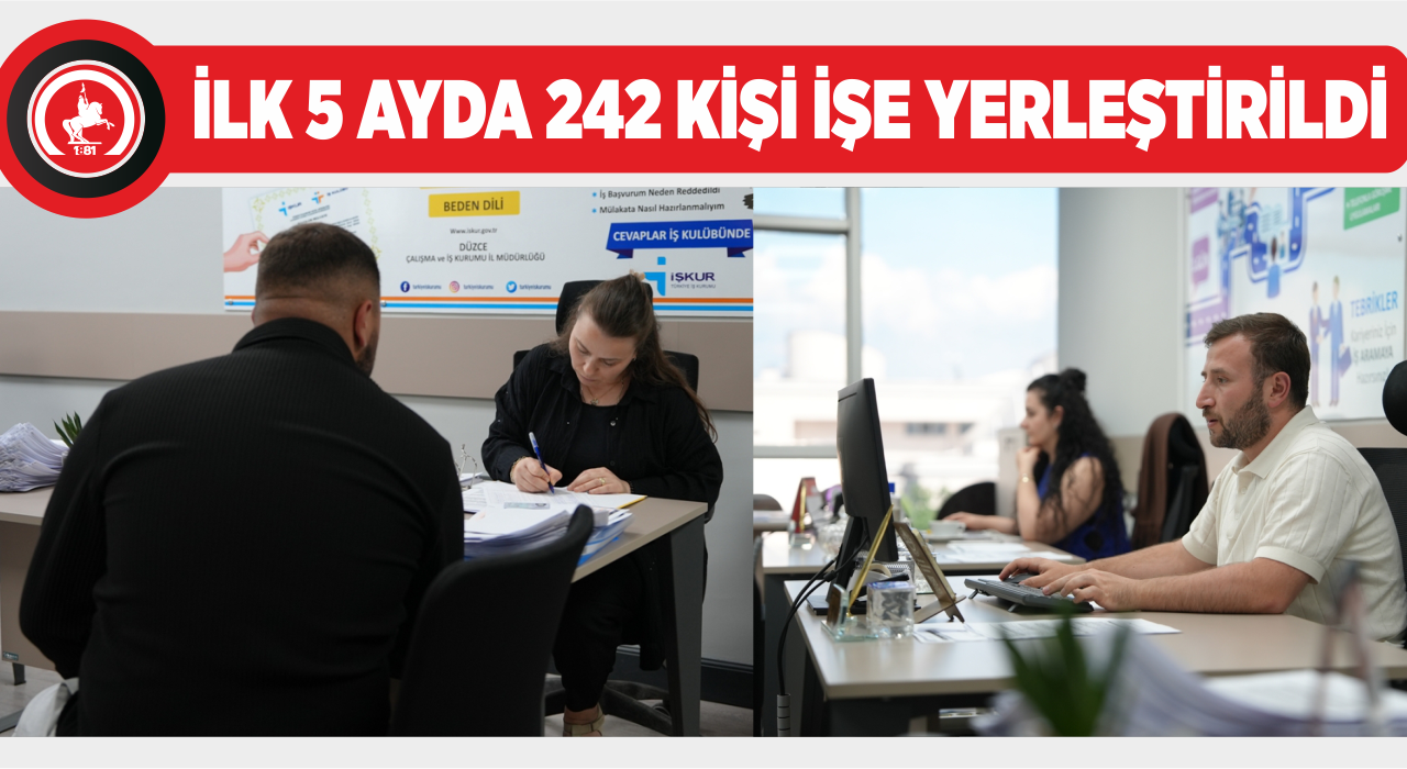 DÜZCE İŞ KULÜBÜ, İSTİHDAMA KATKI SAĞLAMAYA DEVAM EDİYOR