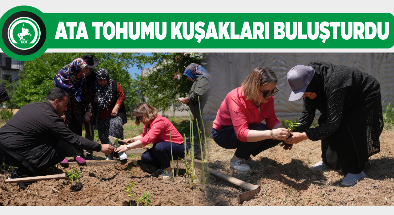 TARIM AKADEMİSİ'NİN FİDELERİ YAŞLILARIN ELLERİNDE HAYAT BULDU