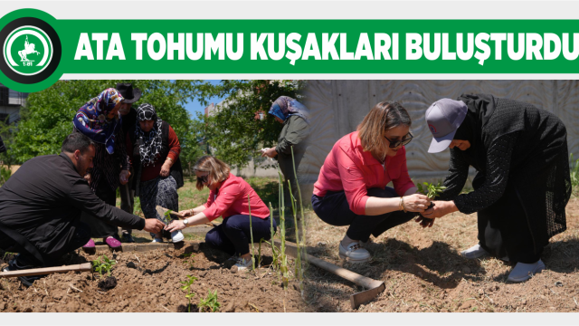TARIM AKADEMİSİ'NİN FİDELERİ YAŞLILARIN ELLERİNDE HAYAT BULDU