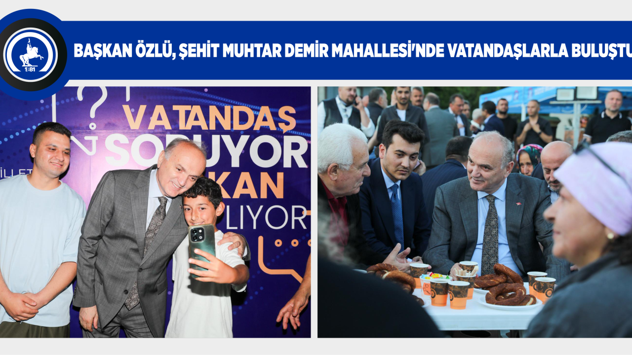 “VATANDAŞ SORUYOR BAŞKAN CEVAPLIYOR” BULUŞMALARININ ALTINCISI GERÇEKLEŞTİ