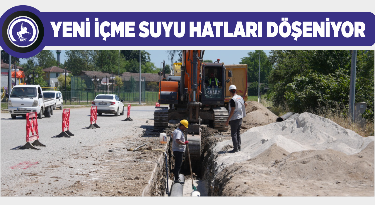 İÇME SUYU ŞEBEKE YENİLEME ÇALIŞMALARI 18 KİLOMETREYE ULAŞTI