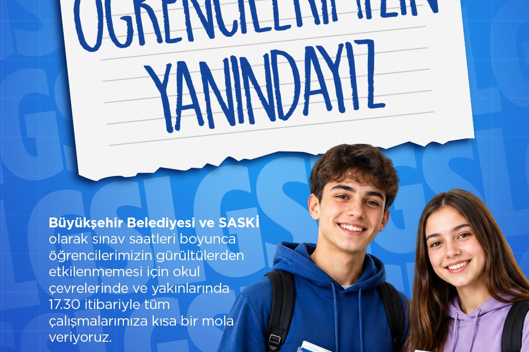 Büyükşehir’den LGS hassasiyeti: Çalışmalar bugün itibariyle duracak