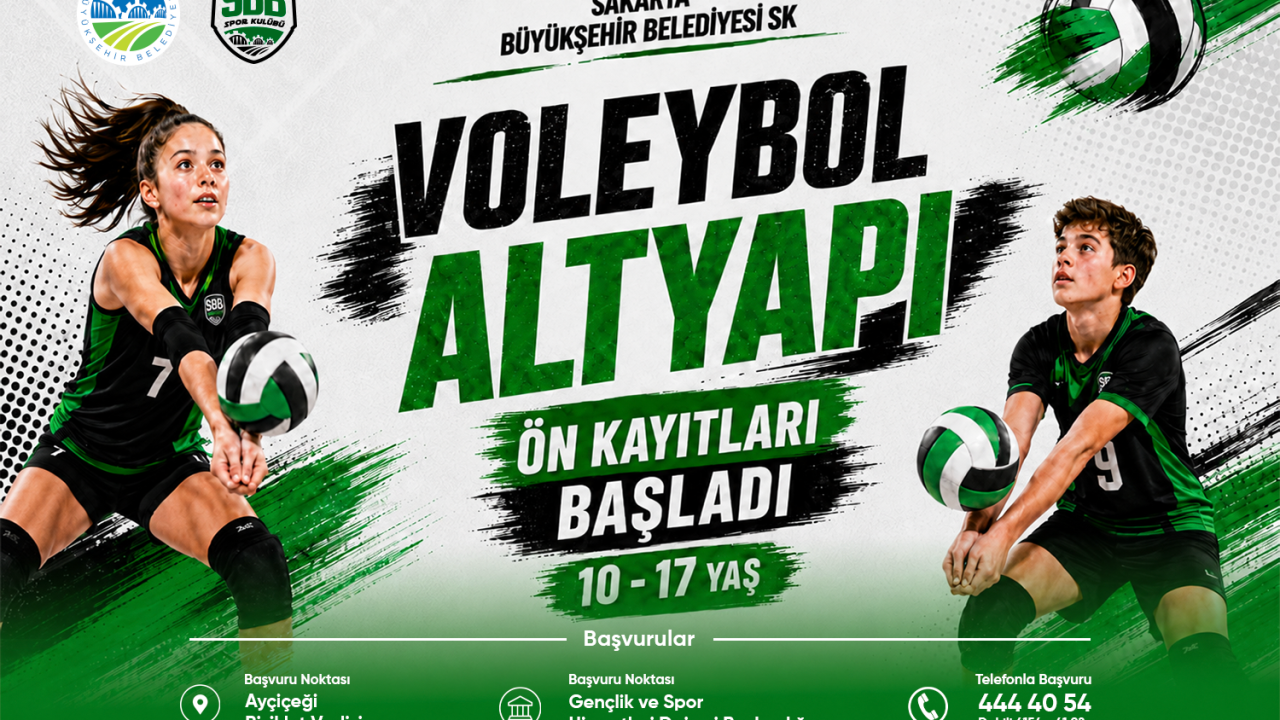 Büyükşehir Voleybol altyapısında yeni dönem kayıtları başladı