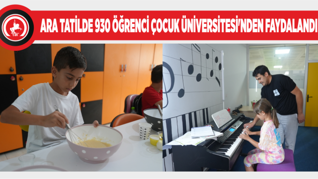 6 AYDA 48 ATÖLYEDE ÇOCUKLAR MİSAFİR EDİLDİ