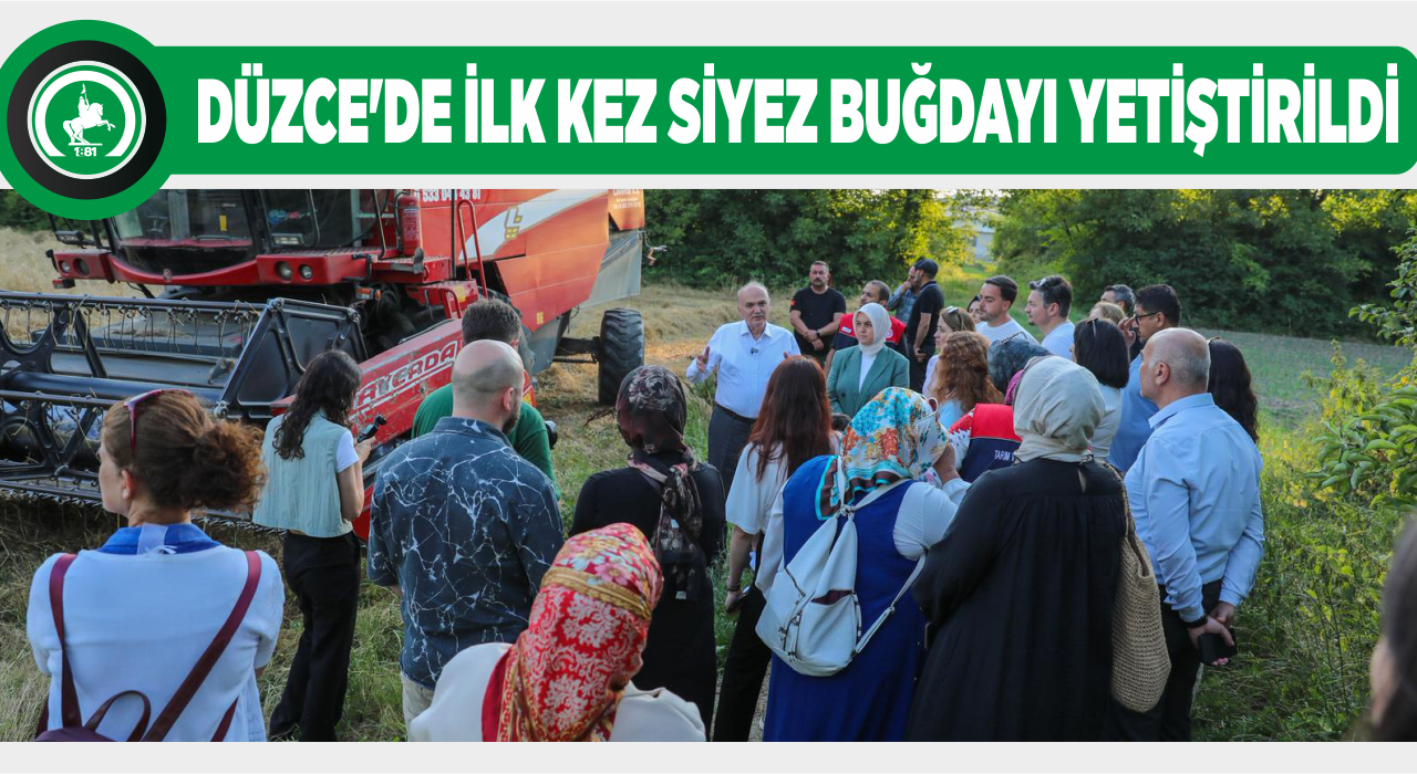 TARIM AKADEMİSİ’NDE SİYEZ BUĞDAYI HASADI
