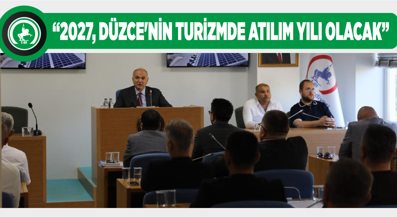 BAŞKAN ÖZLÜ BELEDİYE MECLİSİ’NE HİTAP ETTİ