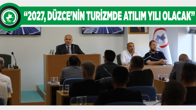 BAŞKAN ÖZLÜ BELEDİYE MECLİSİ’NE HİTAP ETTİ