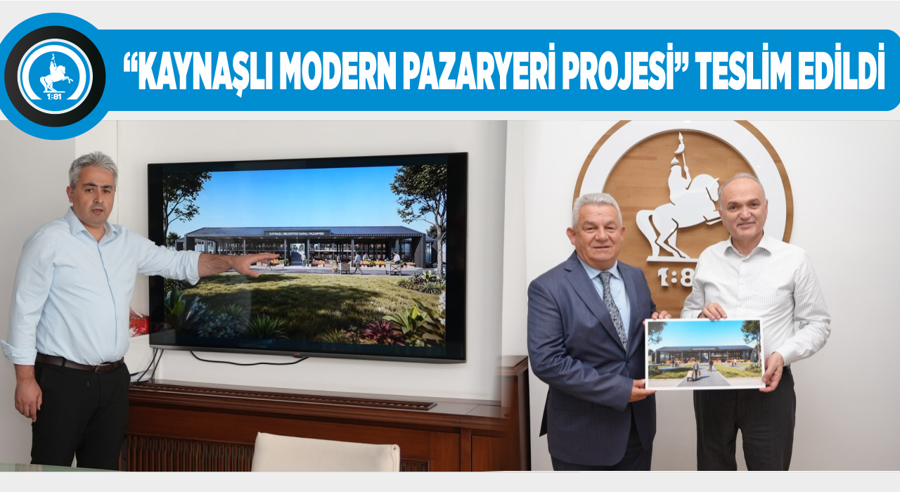 DÜZCE BELEDİYESİ’NDEN KAYNAŞLI BELEDİYESİ’NE DESTEK