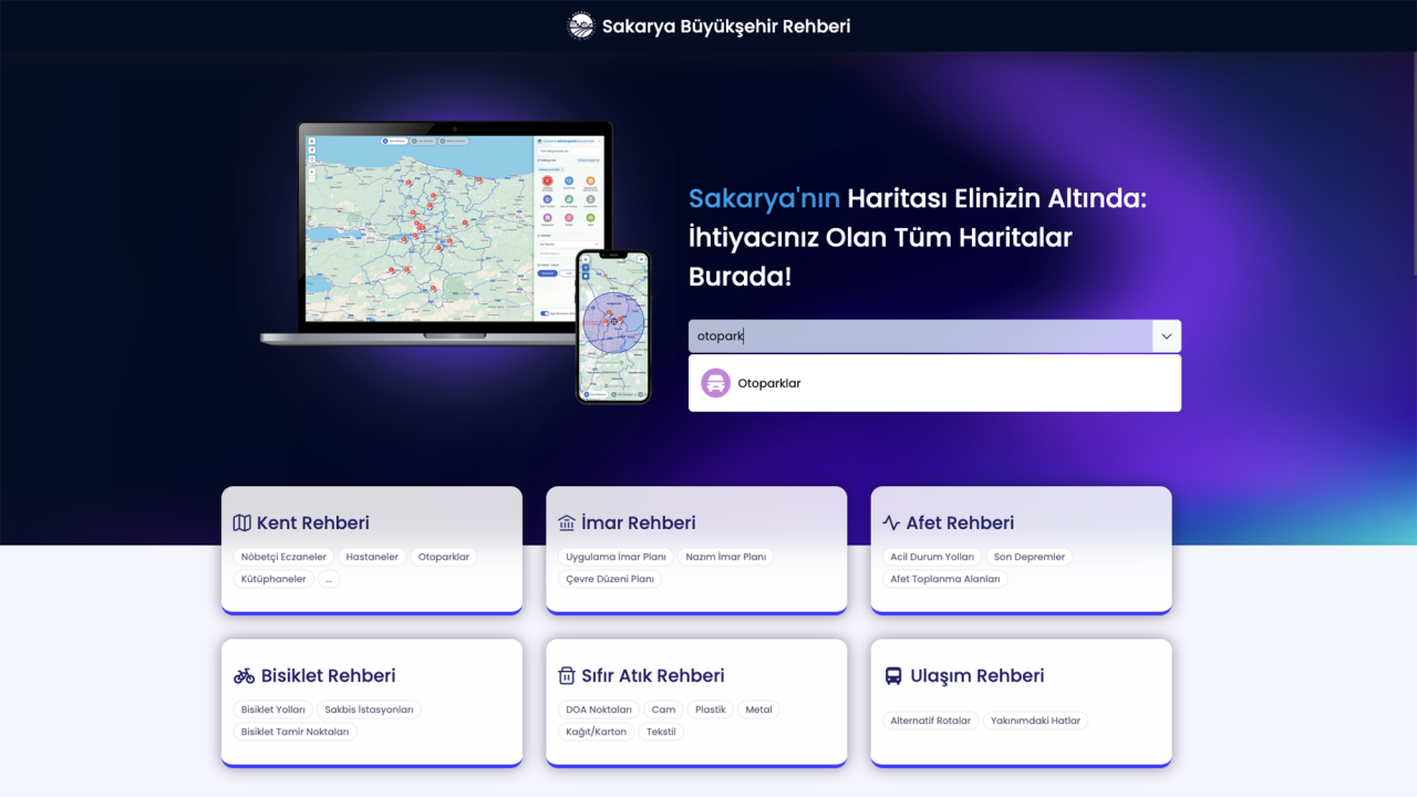 Kent Rehberi’yle otopark doluluğu tek tıkla öğrenilecek