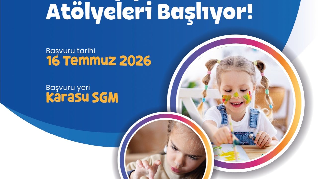 Karasu SGM’de 4-6 yaş çocuk atölyeleri için kayıtlar başlıyor