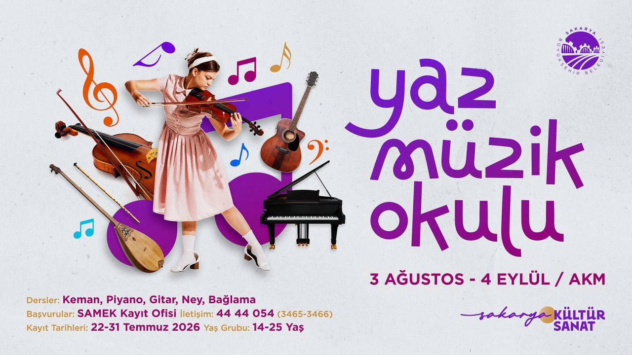Yaz Müzik Okulu’nda kayıt heyecanı başlıyor