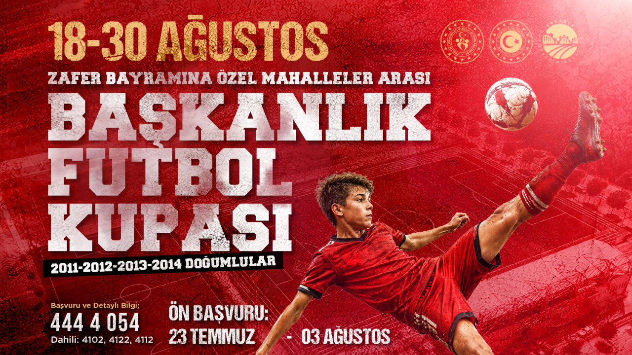 Büyükşehir’den 30 Ağustos Zafer Bayramı’na özel dev futbol turnuvası