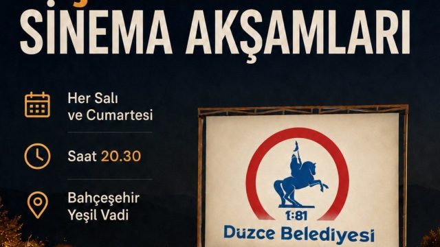 AÇIK HAVA SİNEMA AKŞAMLARI BAŞLIYOR