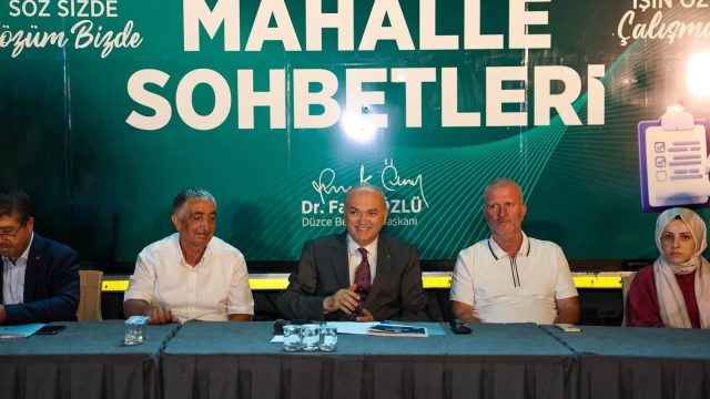 TOPLANTILAR ÇAY MAHALLESİ’NDE DEVAM ETTİ