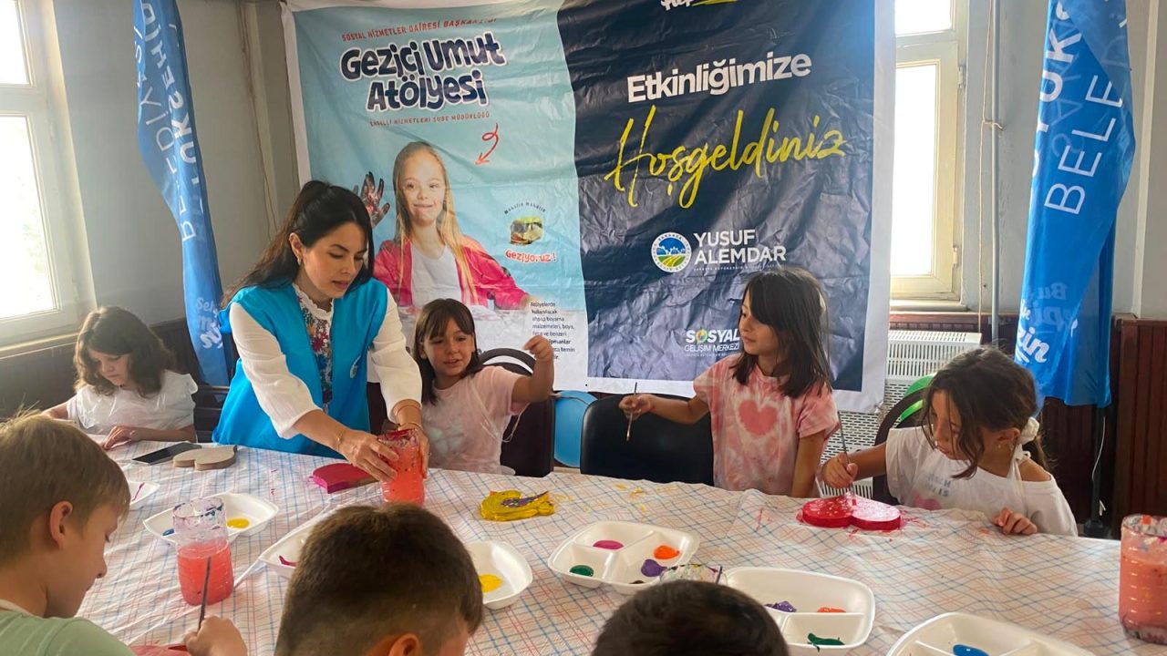 Gezici Umut Atölyesi yaz boyunca mahalle mahalle dolaştı, 1000 özel bireye ulaştı