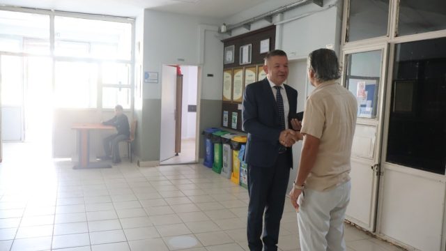 İlçe milli eğitim müdüründen atatürk ortaokuluna ziyaret