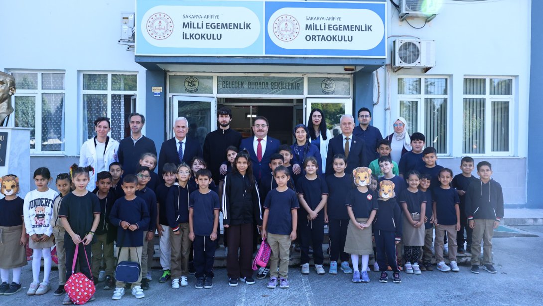 İl Milli Eğitim Müdürümüz Milli Egemenlik İlk-Ortaokulunu Ziyaret Etti