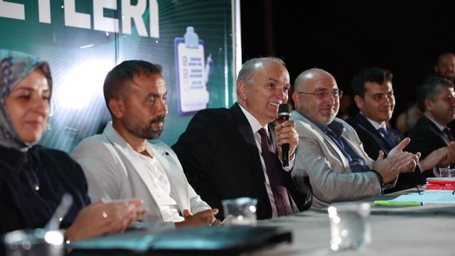 BAŞKAN ÖZLÜ’DEN TOKUŞLAR’DA MAHALLE SOHBETİ