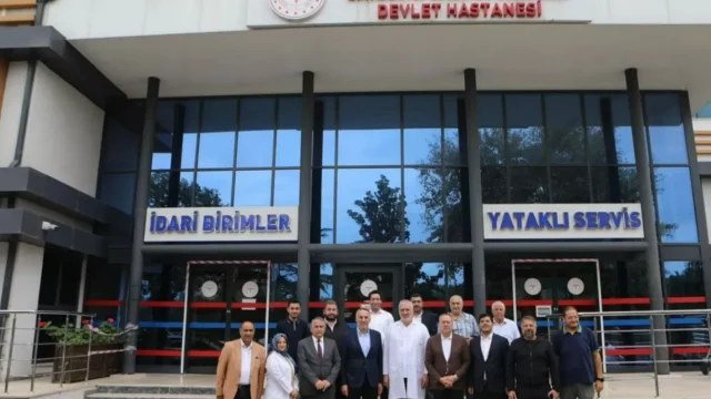AK Parti İl Başkanı Tever'den Sadıka Sabancı Devlet Hastanesi'ne ziyaret