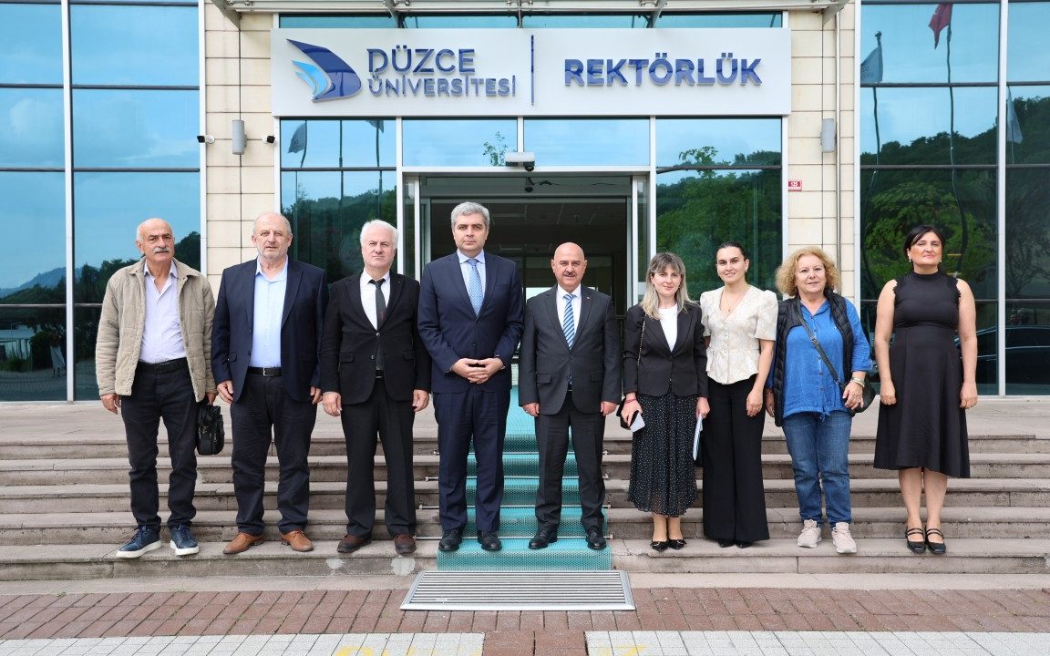 Gürcistan Büyükelçisi Düzce'de: Akademik iş birliği masaya yatırıldı