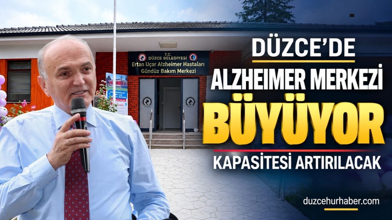 Düzce Alzheimer Merkezi büyüyor: Kapasite artırılacak