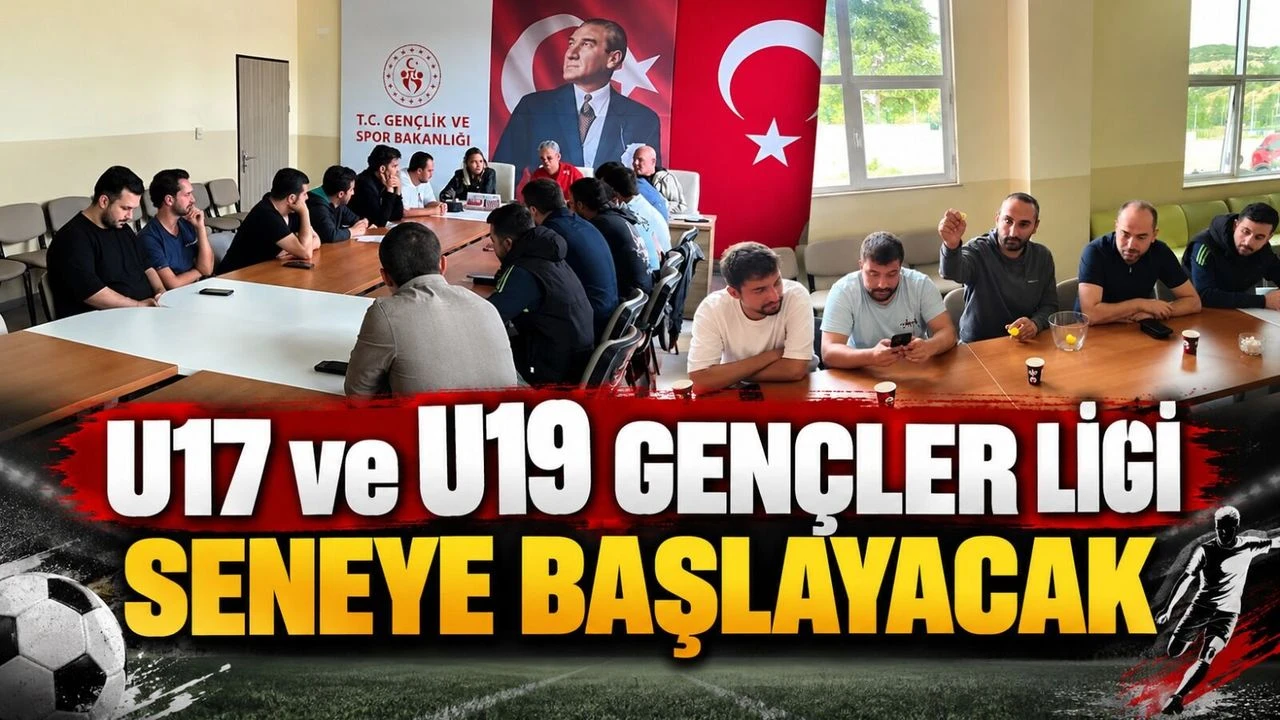 BİLECİK'TE U17 İLE U19 GENÇLER LİGİ'NİN KURALARI ÇEKİLDİ