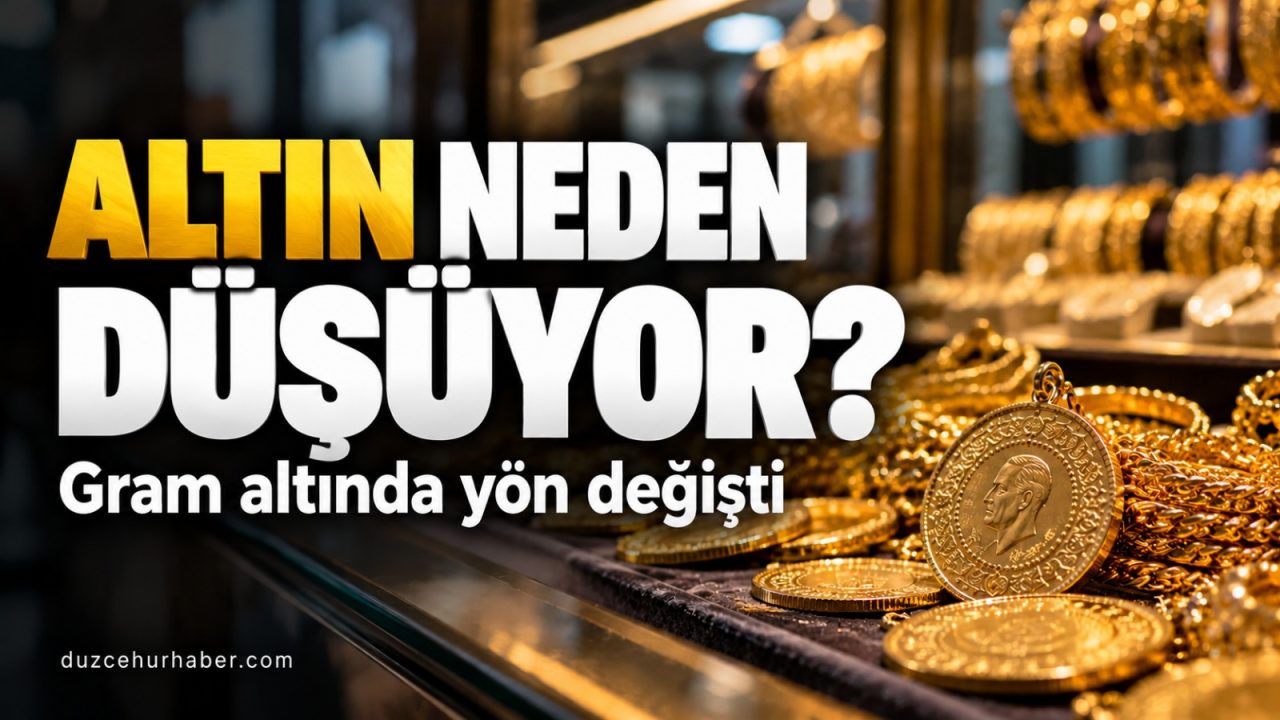 Düzce'de altın alanlar dikkat: Gram altın neden düşüyor?