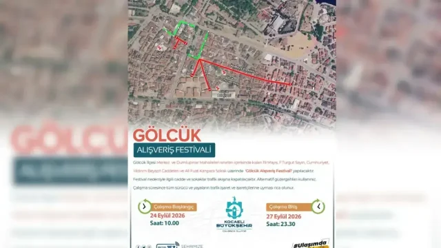 Gölcük'te bazı cadde ve sokaklar kapatıldı!