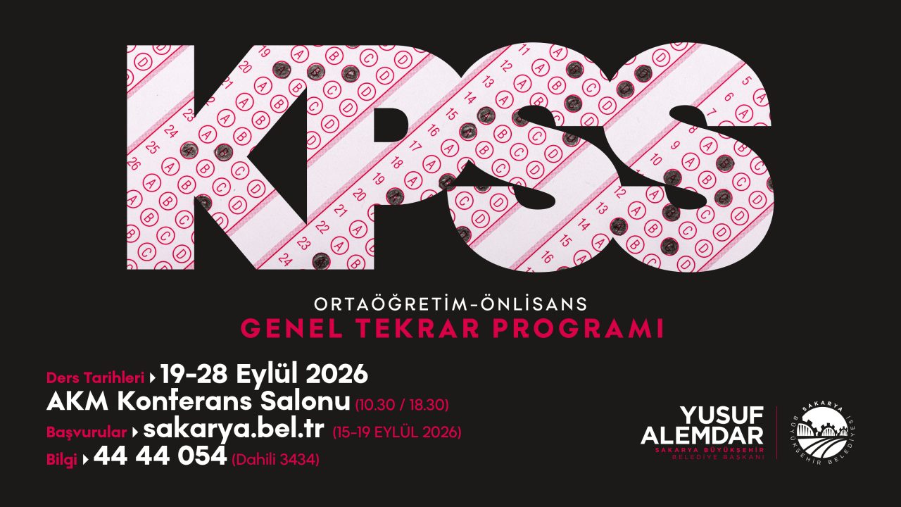 KPSS Genel Tekrar Programı ortaöğretim ve önlisans adaylarıyla AKM’de buluşuyor