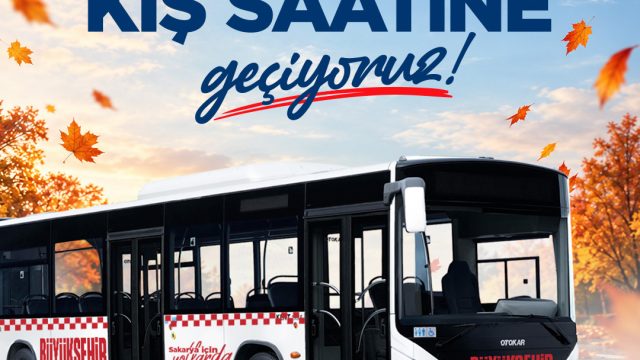 Okullar açılıyor, Büyükşehir ulaşımda kış düzenine geçiyor