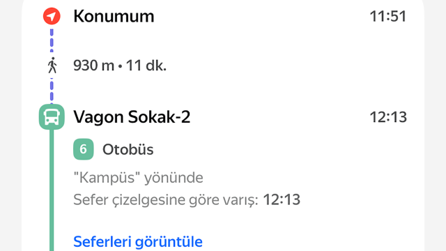 Toplu ulaşımda dijital ağ genişliyor: Google Maps’ten sonra Yandex’te
