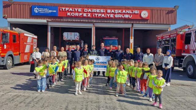 Minikler itfaiyeyi yakından tanıdı